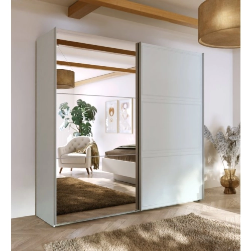 Szafa przesuwna z lustrem 220 cm Secret Grey